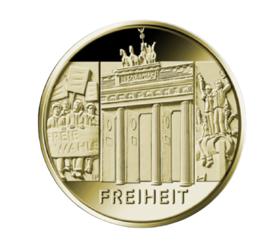 Goldmünze 100 Euro Freiheit 2022 1/2 Unze